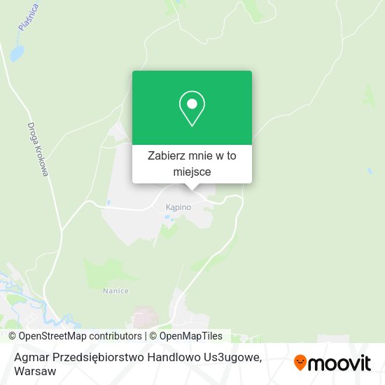 Mapa Agmar Przedsiębiorstwo Handlowo Us3ugowe