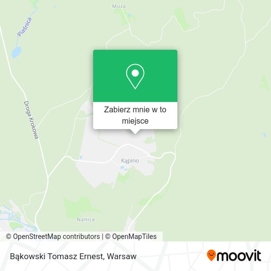 Mapa Bąkowski Tomasz Ernest