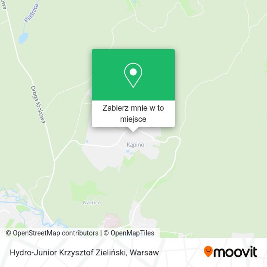 Mapa Hydro-Junior Krzysztof Zieliński