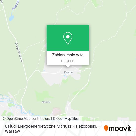 Mapa Usługi Elektroenergetyczne Mariusz Księżopolski