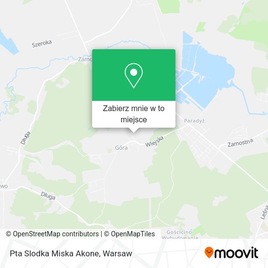 Mapa Pta Slodka Miska Akone