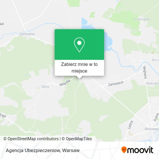 Mapa Agencja Ubezpieczeniow