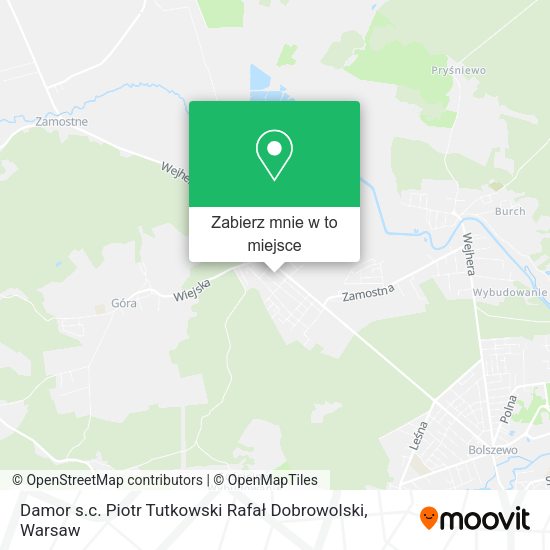 Mapa Damor s.c. Piotr Tutkowski Rafał Dobrowolski