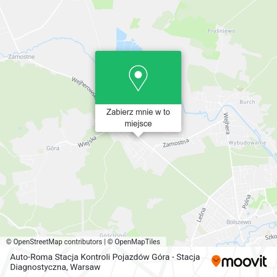 Mapa Auto-Roma Stacja Kontroli Pojazdów Góra - Stacja Diagnostyczna