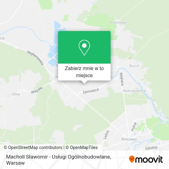 Mapa Macholl Sławomir - Usługi Ogólnobudowlane