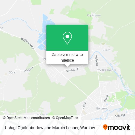 Mapa Usługi Ogólnobudowlane Marcin Lesner