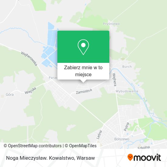 Mapa Noga Mieczysław. Kowalstwo