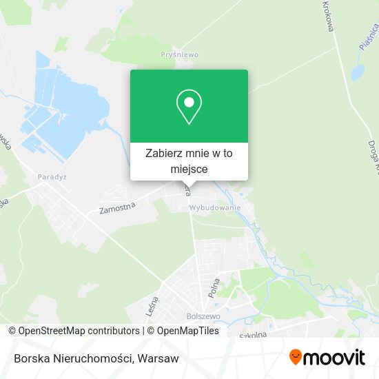 Mapa Borska Nieruchomości