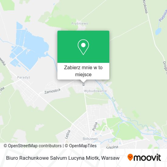 Mapa Biuro Rachunkowe Salvum Lucyna Miotk