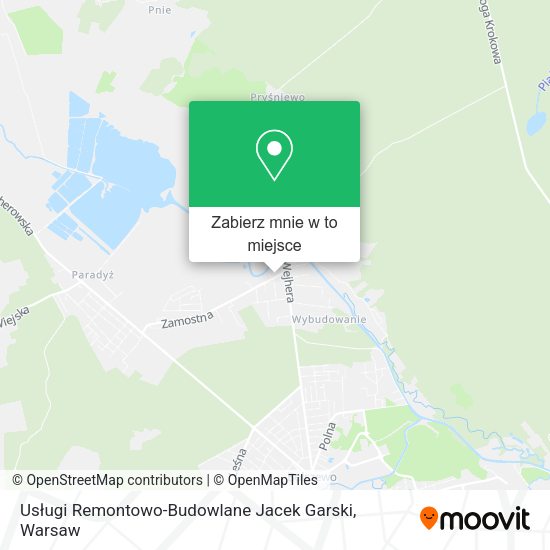 Mapa Usługi Remontowo-Budowlane Jacek Garski