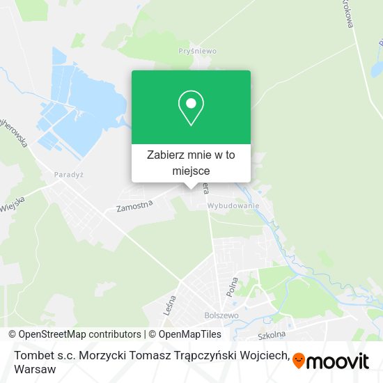 Mapa Tombet s.c. Morzycki Tomasz Trąpczyński Wojciech