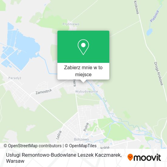 Mapa Usługi Remontowo-Budowlane Leszek Kaczmarek