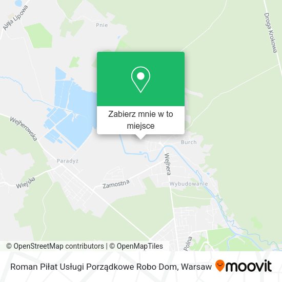 Mapa Roman Piłat Usługi Porządkowe Robo Dom