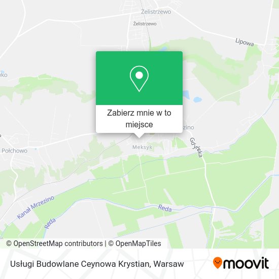 Mapa Usługi Budowlane Ceynowa Krystian