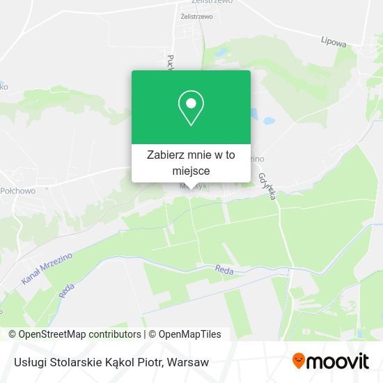 Mapa Usługi Stolarskie Kąkol Piotr