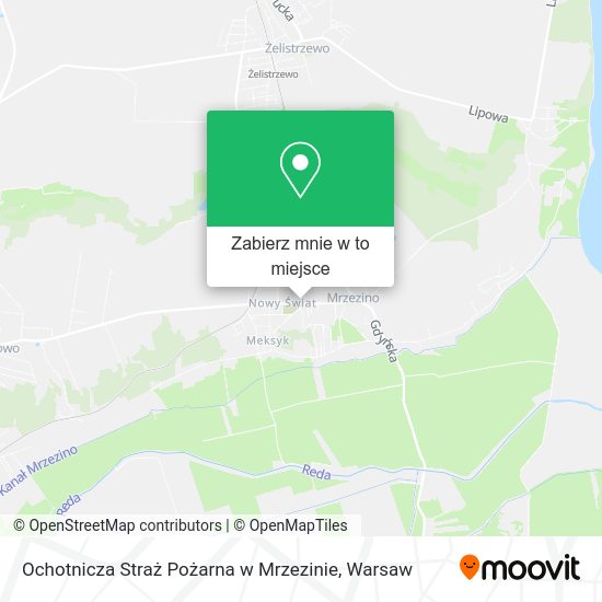 Mapa Ochotnicza Straż Pożarna w Mrzezinie