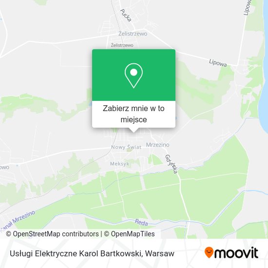 Mapa Usługi Elektryczne Karol Bartkowski