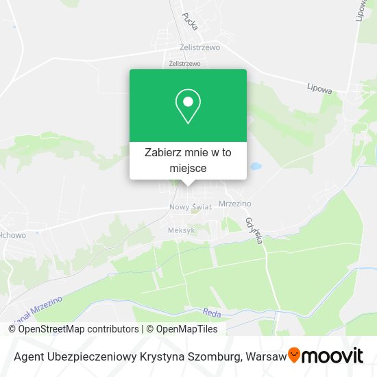 Mapa Agent Ubezpieczeniowy Krystyna Szomburg