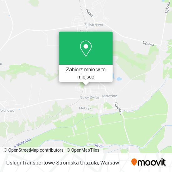 Mapa Uslugi Transportowe Stromska Urszula