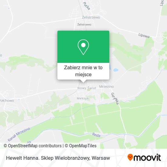 Mapa Hewelt Hanna. Sklep Wielobranżowy