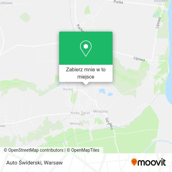 Mapa Auto Świderski