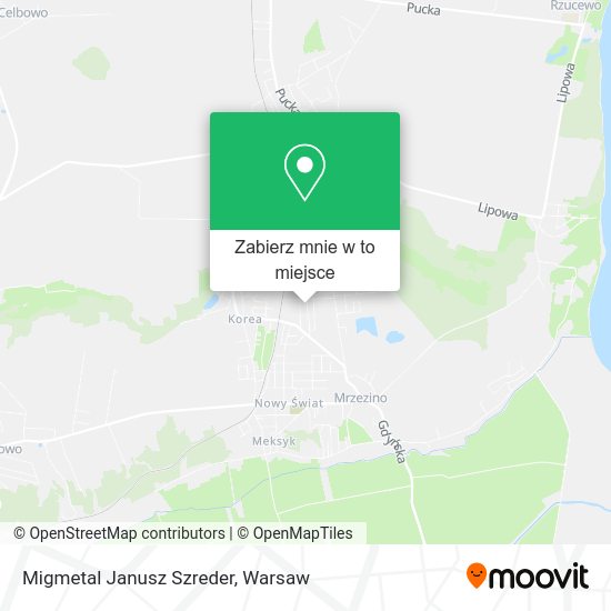 Mapa Migmetal Janusz Szreder