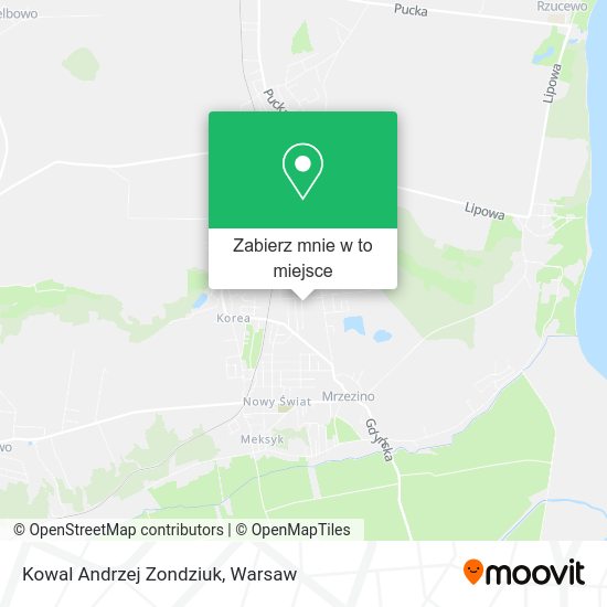 Mapa Kowal Andrzej Zondziuk