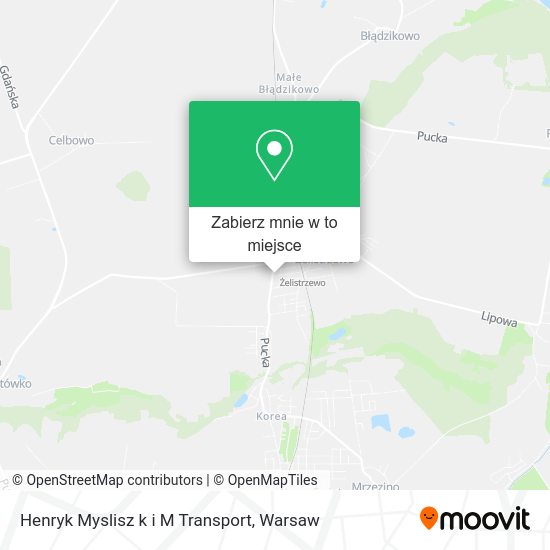 Mapa Henryk Myslisz k i M Transport