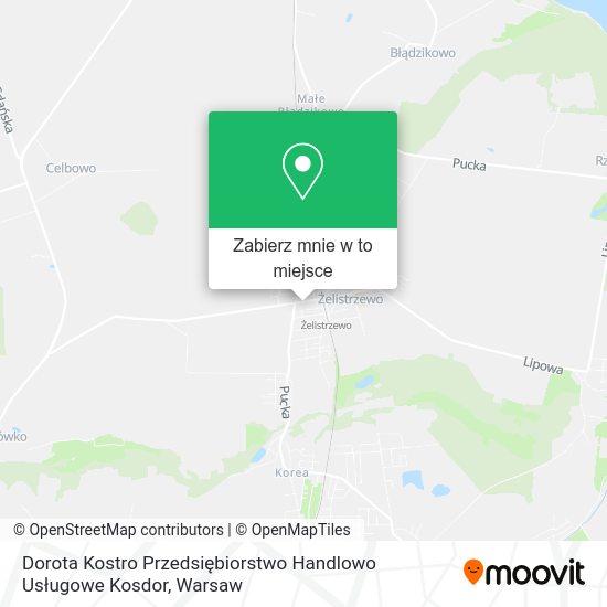 Mapa Dorota Kostro Przedsiębiorstwo Handlowo Usługowe Kosdor