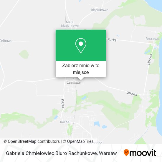 Mapa Gabriela Chmielowiec Biuro Rachunkowe