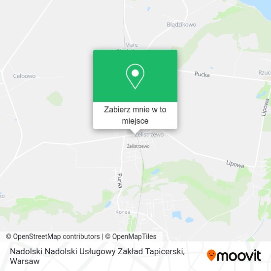 Mapa Nadolski Nadolski Usługowy Zakład Tapicerski