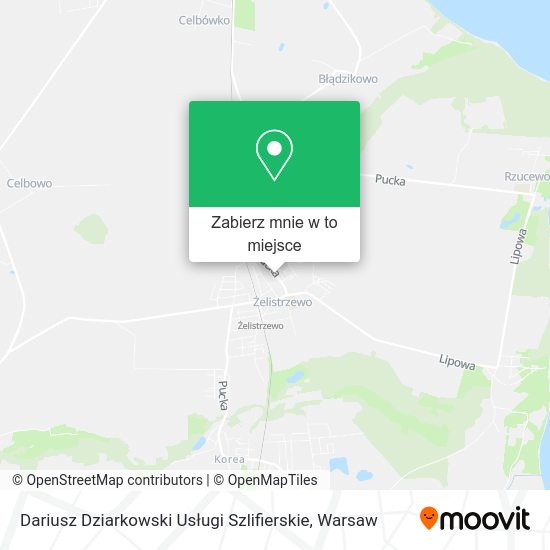 Mapa Dariusz Dziarkowski Usługi Szlifierskie