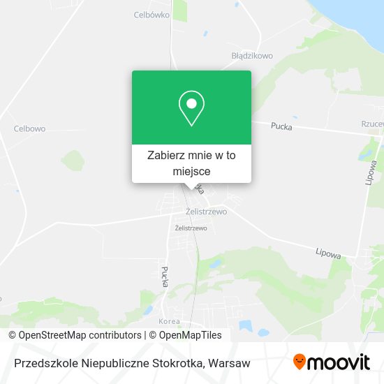 Mapa Przedszkole Niepubliczne Stokrotka