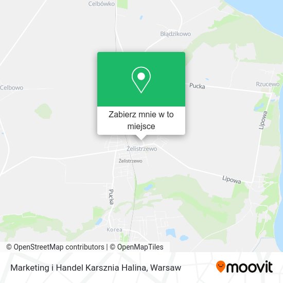 Mapa Marketing i Handel Karsznia Halina