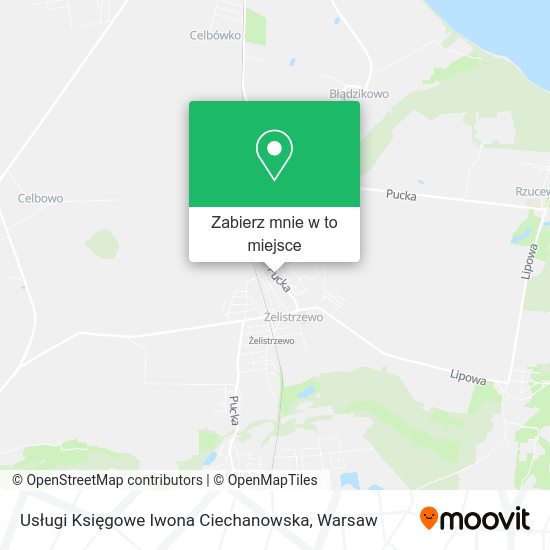 Mapa Usługi Księgowe Iwona Ciechanowska