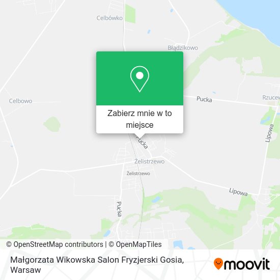 Mapa Małgorzata Wikowska Salon Fryzjerski Gosia