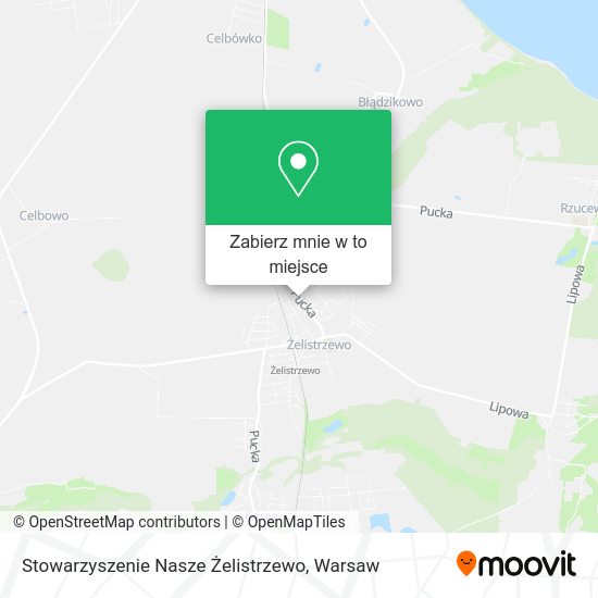 Mapa Stowarzyszenie Nasze Żelistrzewo