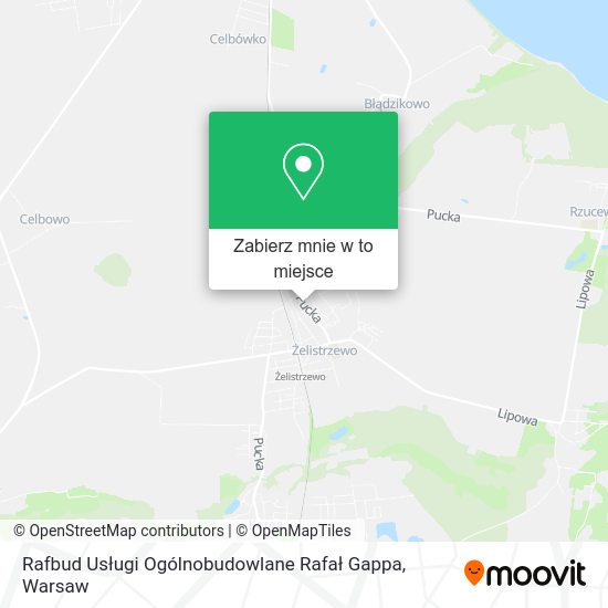 Mapa Rafbud Usługi Ogólnobudowlane Rafał Gappa