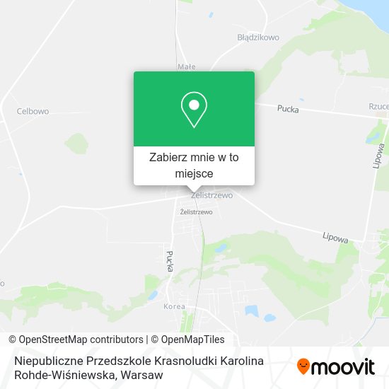 Mapa Niepubliczne Przedszkole Krasnoludki Karolina Rohde-Wiśniewska