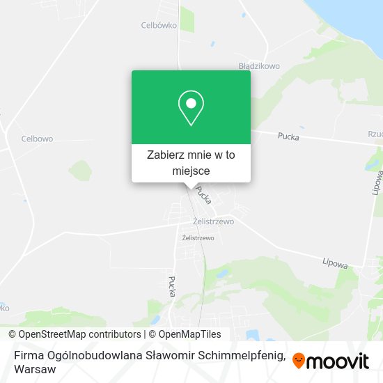 Mapa Firma Ogólnobudowlana Sławomir Schimmelpfenig