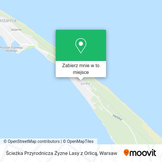 Mapa Ścieżka Przyrodnicza Żyzne Lasy z Orlicą