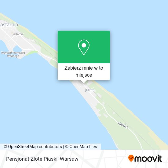 Mapa Pensjonat Zlote Piaski