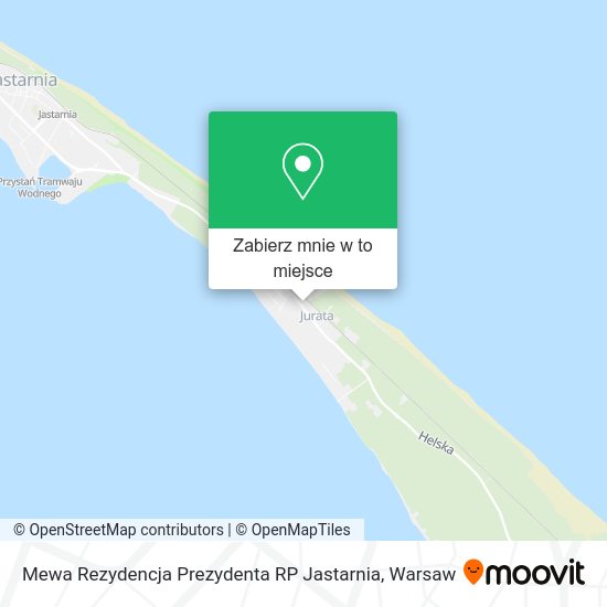 Mapa Mewa Rezydencja Prezydenta RP Jastarnia