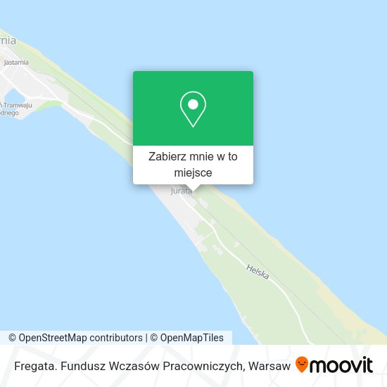 Mapa Fregata. Fundusz Wczasów Pracowniczych