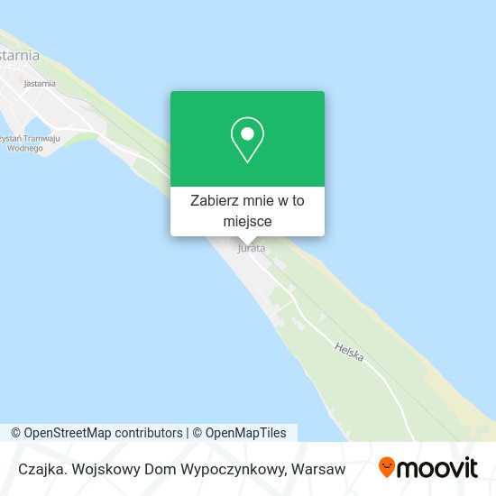 Mapa Czajka. Wojskowy Dom Wypoczynkowy