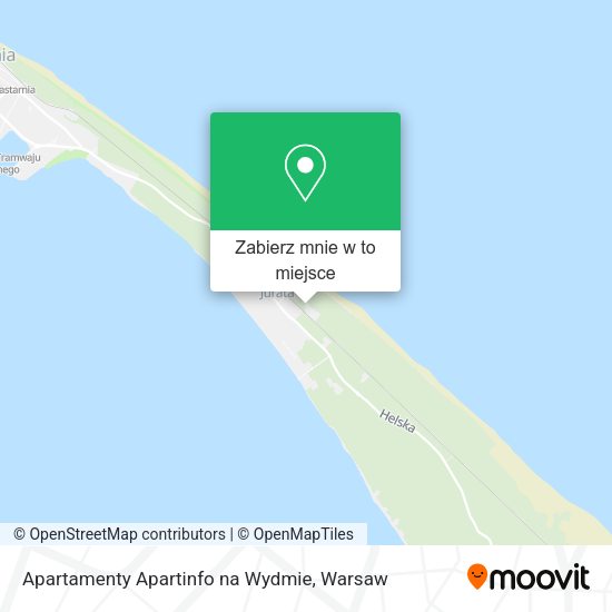 Mapa Apartamenty Apartinfo na Wydmie