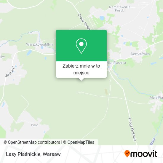 Mapa Lasy Piaśnickie