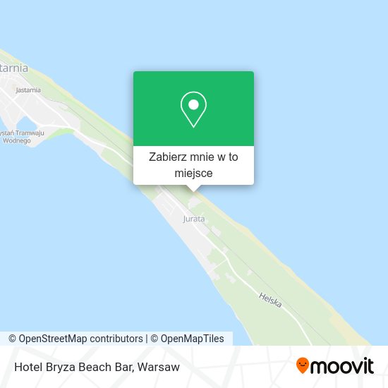 Mapa Hotel Bryza Beach Bar