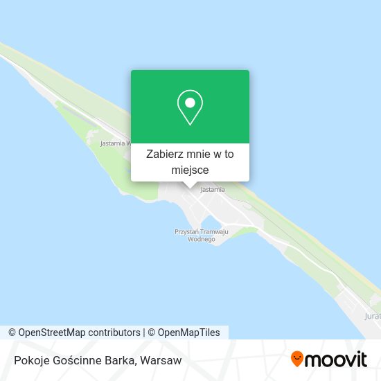 Mapa Pokoje Gościnne Barka