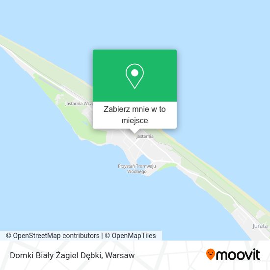 Mapa Domki Biały Żagiel Dębki